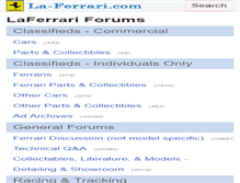 Tablet Screenshot of la-ferrari.com
